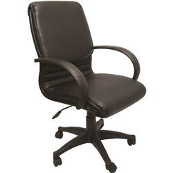 Chair Rapidline Cleo Medium Back Black Pu