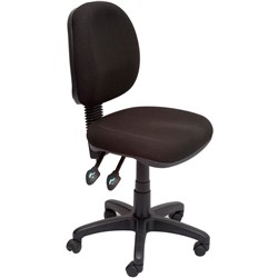 Seating Solutions Eco Small Seat Medium Back 2 Lever Black Office Chair