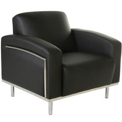 Sienna Black Single Seater Lounge Chair