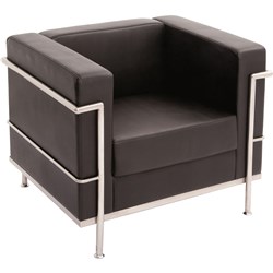 Chair Space Lounge Single Seater Black