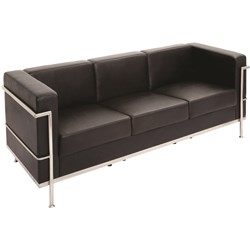 Chair Space Lounge Three Seater Black