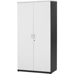 Cupboard Logan 1800X900 Full Door White/Ironstone