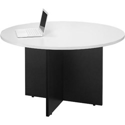 Meeting Table Logan 900 Diameter White/Ironstone