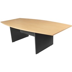 Boardroom Table Logan 2400X1200 Beech/Ironstone