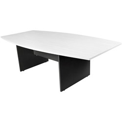 Boardroom Table Logan 2400X1200 White/Ironstone