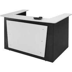 Reception Counter Logan 1800X1090 White/Ironstone