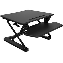 Rapid Riser 680x590mm Black Workstation