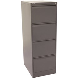 Go Graphite Ripple 4 Drawer Filing Cabinet