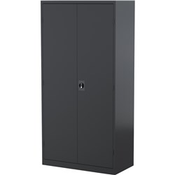 Steelco Graphite Ripple 1830x914x463mm 3 Shelf Stationery Cupboard