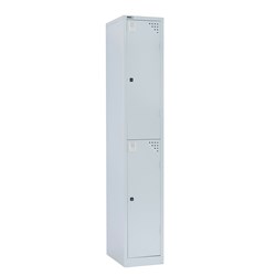 Go Silver Grey 1830x380x455mm Extra Large 2 Door Locker