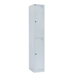 Go Silver Grey 1830x380x455mm Extra Large 2 Door Locker