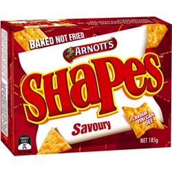 Arnotts Biscuits Savoury Shapes 185gm