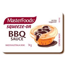 Masterfoods Bbq Sauce 14Gm Bbq Sauce Portions