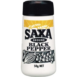 Saxa Ground Black Pepper 50gm