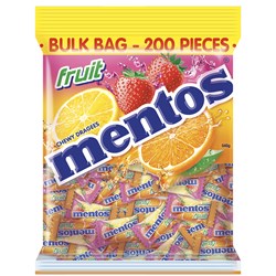 Mentos Fruit Pillow Pack Individually Wrapped