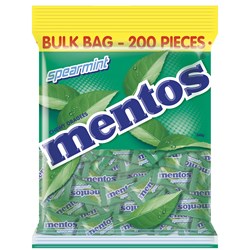 Mentos Spearmint Pillow Pack Individually Wrapped