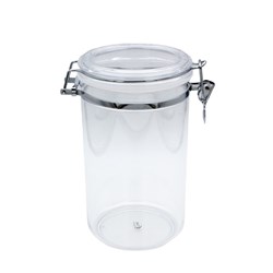 Storage Canister Compass Round Acrylic 2.L. D12.5X23cm