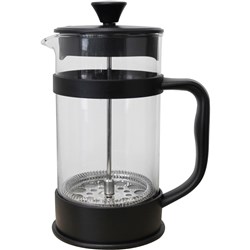 Compass Impress Coffee Plunger 8 Cup 1 Ltr Black