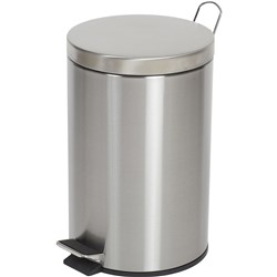Compass Stainless Steel Pedal Bins 12 Litre