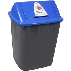 Italplast Waste Separation Bins 32 Litre Paper & Cardboard