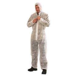 Coveralls Disposable Large White