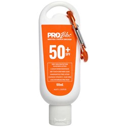 Pro-Bloc 50+ Sunscreen W/ Carabiner Clip