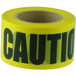Maxisafe Barricade Tape Caution Black On Yellow