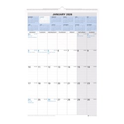 Debden 2026 394x577mm Month To View Wiro Wall Calendar