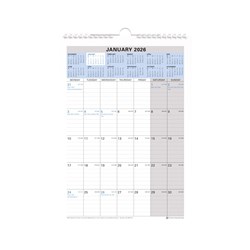 Debden 2026 A4 Month To View Wiro Wall Calendar