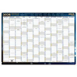 Writeraze 2026 QC2 700x1000mm Executive Laminated Framed Year Planner