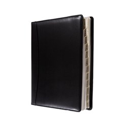 Debden 2027 Elite 1130 Quarto Week To View Black Diary