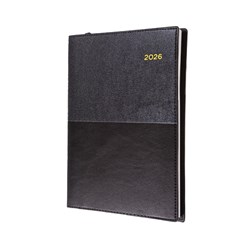 Collins 2026 Vanessa 165 A6 Day To Page Black Diary
