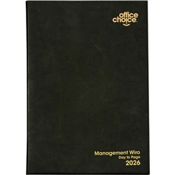 Office Choice 2024 A4 Management Black Day To Page 15min Appointment Wiro Diary