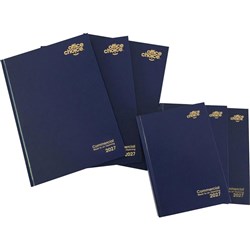 Office Choice 2026 A5 Commercial Blue Week To View 1hr Appointment Diary