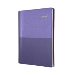 Collins 2027 Vanessa 345 A4 Week To View Purple Diary