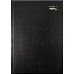 Debden 2024 Kyoto Recycled 3001 A4 Day To Page Black Diary