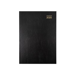 Debden 2024 Kyoto Recycled 3001 A4 Day To Page Black Diary