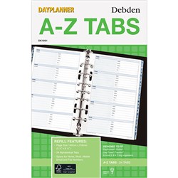 Debden DayPlanner Desk A-Z Indices