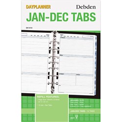 Debden DayPlanner Jan-Dec Tabs