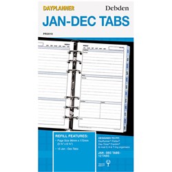 Debden DayPlanner Personal Jan-Dec Indices