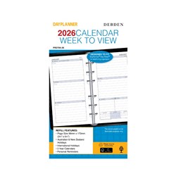 Debden 2026 Dayplanner Personal Week To View Diary Refill
