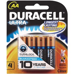 Duracell Ultra AA Battery CD/4
