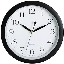 Jastek 300mm Black Wall Clock