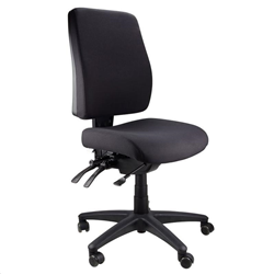 Stateline ErgoForm Medium Back Black Task Chair