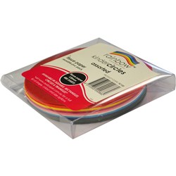 Kinder 17gsm 120mm Tissue Circles - Assorted Colours