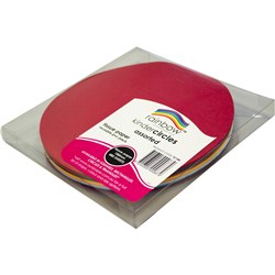 Kinder 17gsm 80mm Tissue Circles - Assorted Colours