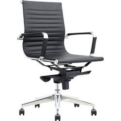 Naples Medium Back Chair Pu Medium Back Executive Chair