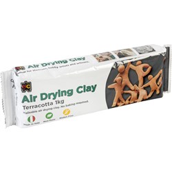 EC 1Kg Block Air Drying Clay - Terracotta 