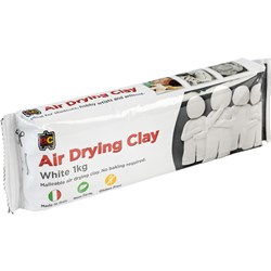 EC 1kg White Block Air Drying Clay
