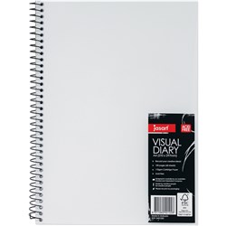 Jasart Wire Bound Visual Diary A4 Clear Cover